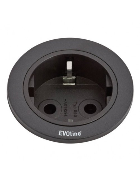 Multipresa mobile Evoline 159280000900 ONE Nero Nero