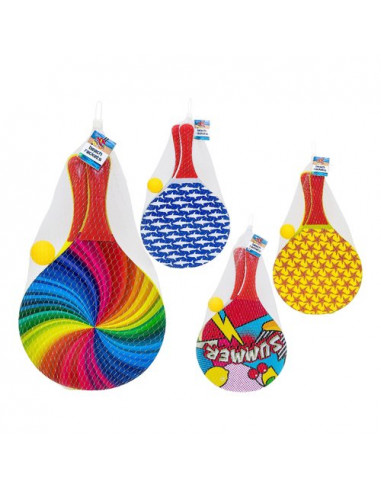 Set racchettoni Globo 41195 WTOY Beach Tennis Assortito