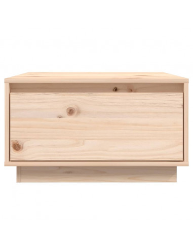 Tavolino da Salotto 55x56x32 cm Legno Massello di Pino