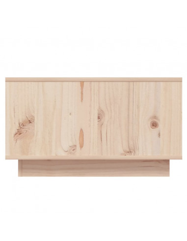 Tavolino da Salotto 55x56x32 cm Legno Massello di Pino