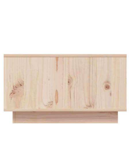 Tavolino da Salotto 55x56x32 cm Legno Massello di Pino