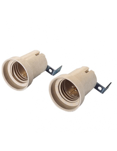 Portalampade Poly Pool PP0480 Con Staffa per Plafoniere Avorio