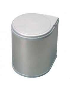 Pattumiera incasso Gollinucci LINEA 270 270 Grigio metallo