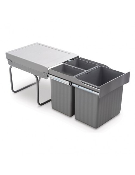 Pattumiera incasso Gollinucci LINEA 222 291 Grigio