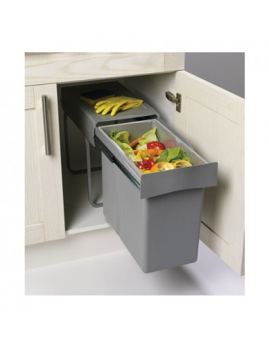 Pattumiera incasso Gollinucci LINEA 222 294 Grigio