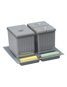 Pattumiera incasso Gollinucci SISTEMA 900 901 Grigio