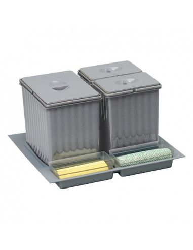 Pattumiera incasso Gollinucci SISTEMA 900 901 Grigio