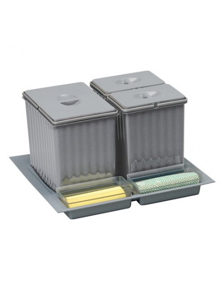 Pattumiera incasso Gollinucci SISTEMA 900 901 Grigio