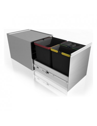 Pattumiera incasso Lavenox SY D 13 SYSTEM Inox