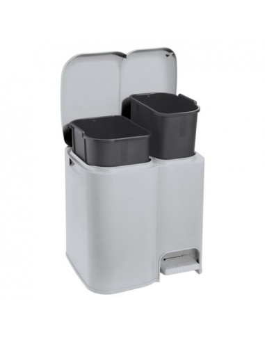 Pattumiera differenziata Tontarelli 810520510D AURORA Patty 2 Grigio