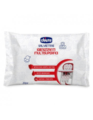 Salviettine detergenti Chicco 00010636000000 Igienizzanti Multisuperfi