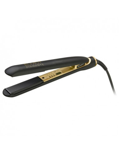 Piastra capelli Elmot PPIAELMDIAM LUXURY HAIRLINE Diamante Nero e Oro