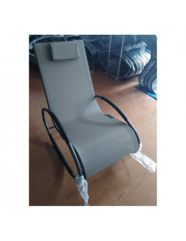 Sedia a dondolo Amicasa HJ 004 ROMA Grigio