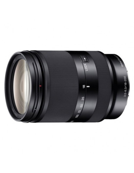 Obiettivo fotografico Sony SEL18200LE E 18 200mmLe F3.5 6.3 Oss Black