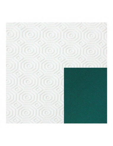 Mollettone Tavola & Co. P131001 Bianco e Verde Bianco e Verde