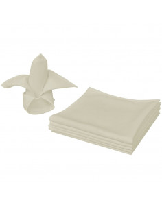 Tovaglioli per Banchetti 10 Pz 50x50 Crema 2