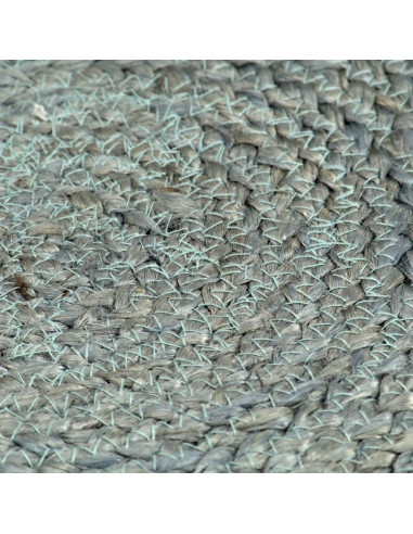 Tovagliette 6 pz Verde Oliva Neutro 38 cm Rotonde in Juta