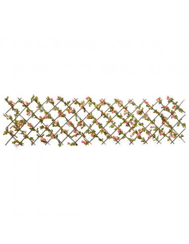 Traliccio Edera Artificiale Espandibile Rosa Scuro 180x60 cm