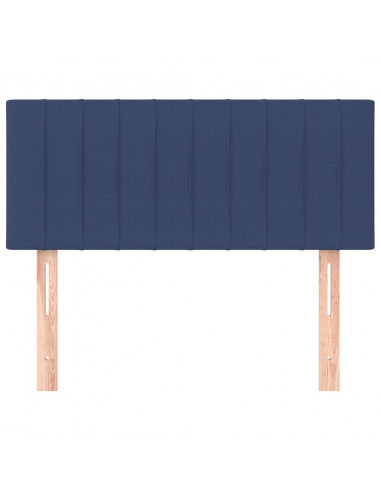 Testiera Blu 100x5x78/88 cm in Tessuto