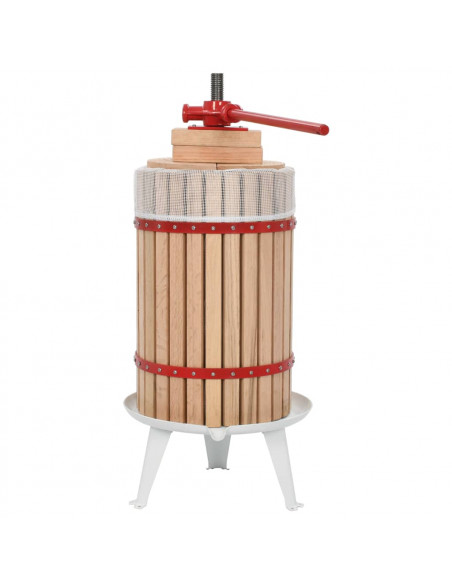 Torchio per Frutta e Vino con Sacco in Tessuto 24 L Rovere