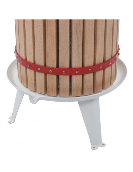 Torchio per Frutta e Vino con Sacco in Tessuto 24 L Rovere