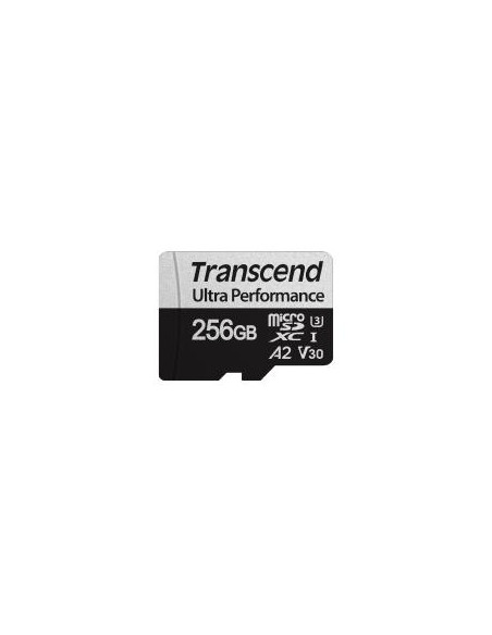 TRANSCEND MEMORY CARD 256GB microSD w/ adapter UHS-I U3 A2 Ultra Performance