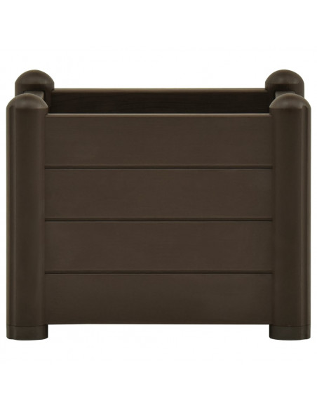 Letto Rialzato da Giardino in PP Moca 43x43x35 cm