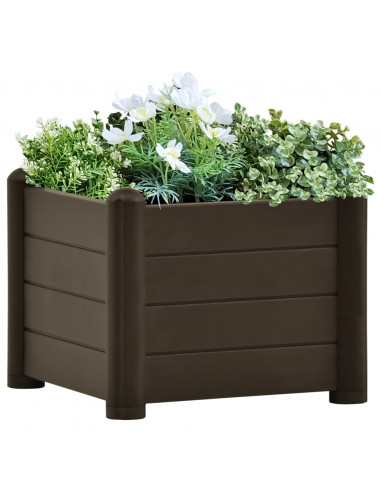 Letto Rialzato da Giardino in PP Moca 43x43x35 cm