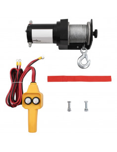 Verricello Elettrico 907 kg con Telecomando a Filo 2