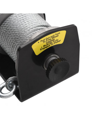 Verricello Elettrico 907 kg con Telecomando a Filo