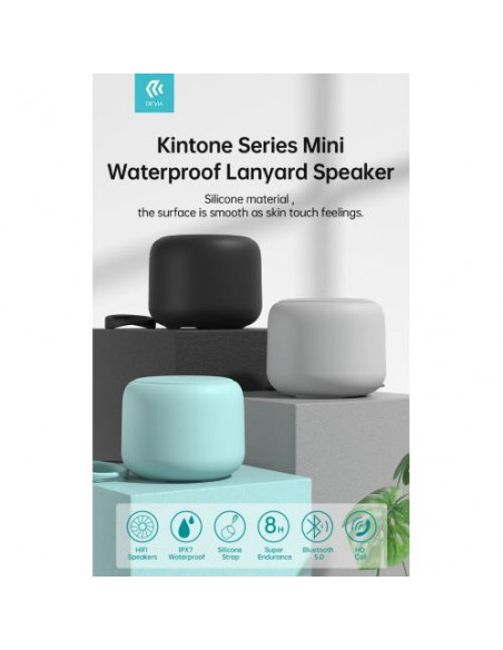 SPEAKER DEVIA BTH 5.0 5W WATERPROOF NERO