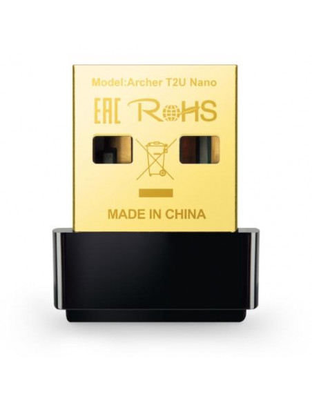 TP-LINK ARCHER T2U ADATTATORE USB WIFI DUAL-BAND 600MBPS NANO SIZE