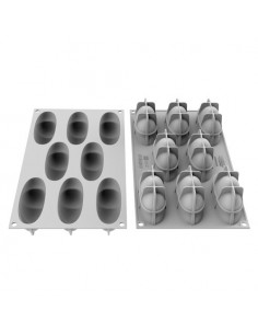 Stampo dolci Silikomart 26394130065 Petal 8 forme