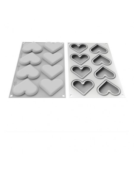 Stampo dolci Silikomart 26395130065 Mini Love Story 8 forme