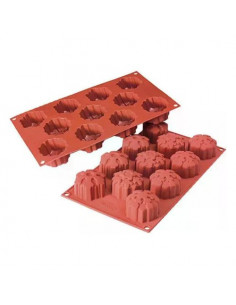 Stampo dolci Silikomart 26115870065 Snowflakes 11p