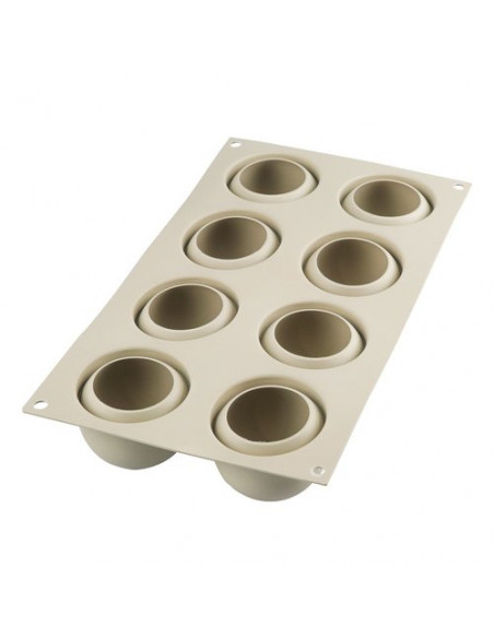 Stampo dolci Silikomart 26192120065 Tartufo 8 forme