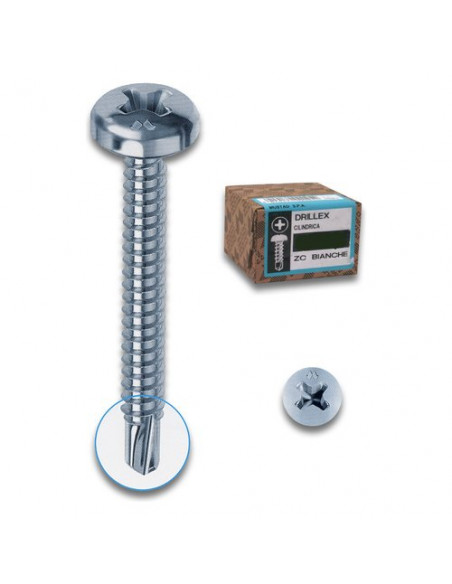 Viti metallo Mustad DXADHC420190C8C DRILLEX Zincato