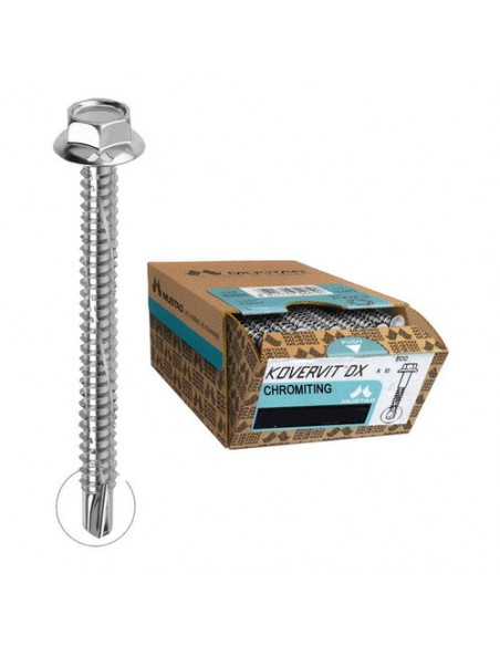 Viti edilizia Mustad KV943B630500C8C KOVERVIT DX Cromato