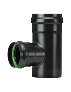 Tubo T canna fumaria Save Fumisteria PN1005 8F PELLET LIGHT Ridotto 80