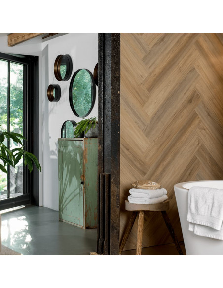 WallArt Pannelli Effetto Legno Rovere Naturale Marrone Latte