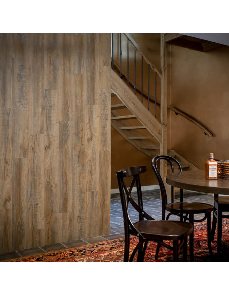 WallArt Pannelli Effetto Legno Rovere di Recupero Marrone Vintage