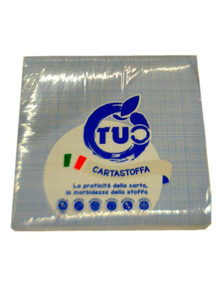 Tovaglioli monouso Essebidue AZ00900930 Oxford Azzurro
