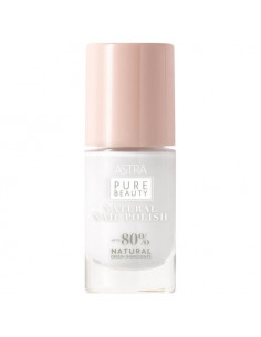 Smalto unghie Astra Pure beauty natural nail polish 01 Glacier