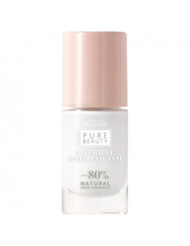 Smalto unghie Astra Pure beauty natural nail polish 01 Glacier