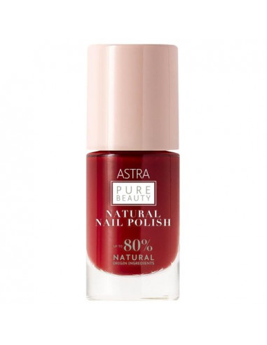 Smalto unghie Astra Pure beauty natural nail polish 14 Red Salt