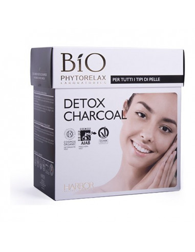 Trattamento viso Harbor Cofanetto Detox Charcoal 200 ml + 75 ml