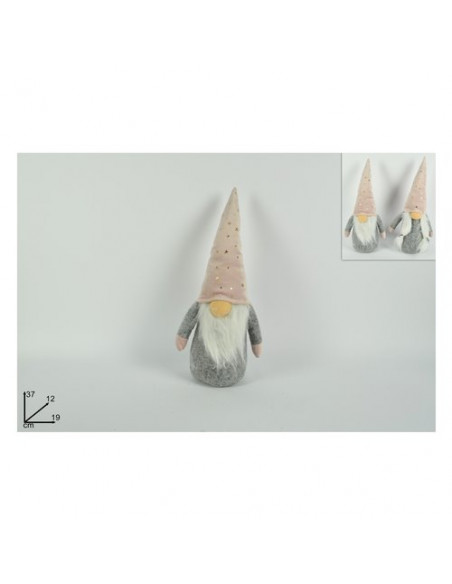 Soggetto natalizio Due Esse Christmas RO011227B Gnomo con Cappello Ros