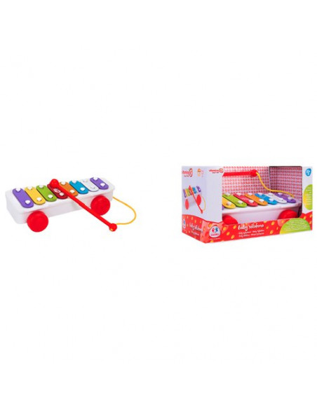 Xilopiano giocattolo Globo 05191 VITAMINA G Xilofono Trainabile