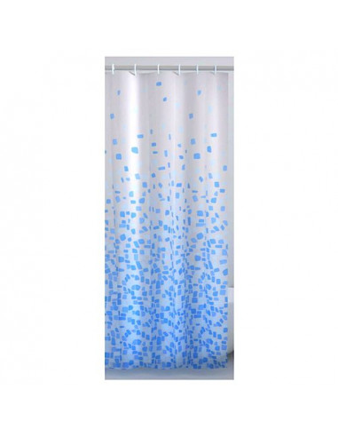 Tenda doccia Gedy TTE 1315 2430 FRAMMENTI Azzurro