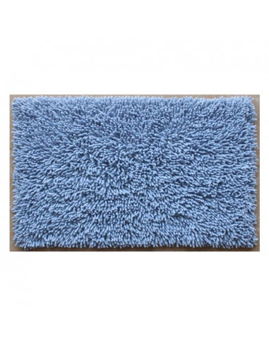 Tappeto bagno Quarzo Bianco 17874 RICCIO Celeste